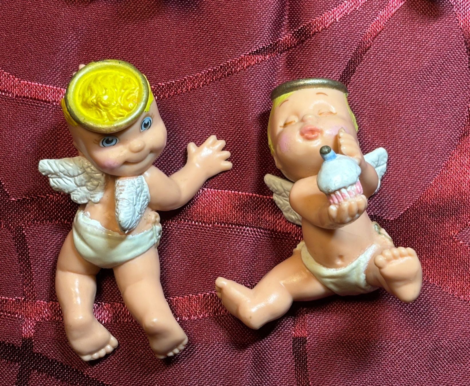 Statuette: 4 Plastik Engel vintage – Usato da Baar venduto da bricksandmore 2