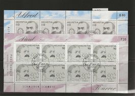 timbre 927 et 928 feuillet de 8