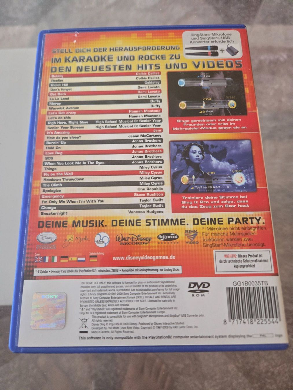 Giochi: Sing It Pop Hits PS2 – Usato da Bussigny venduto da Kfdlt 1