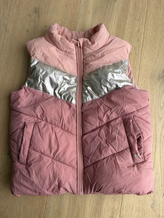 Weste Vertbaudet rosa silber Grösse 104 guter Zustand