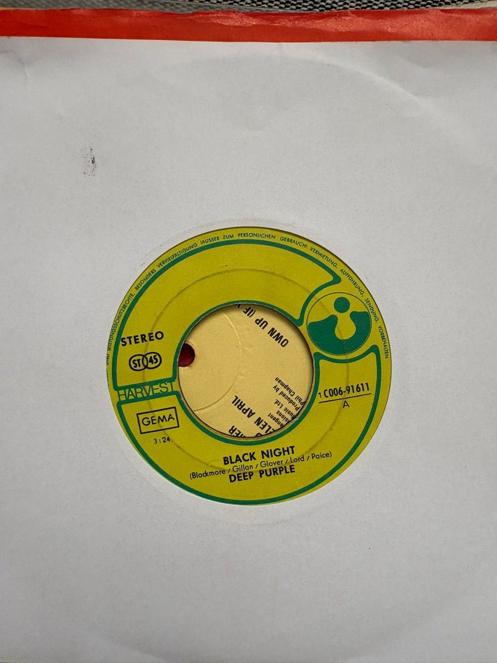 Schallplatten: Deep Purple - Black Night – Gebraucht aus Zofingen von Bigron