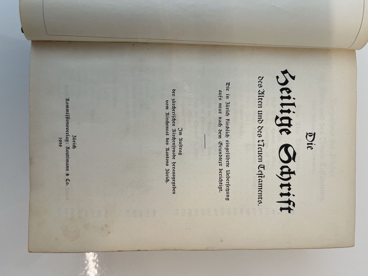 Libri: Die heilige Schrift 1939 – Usato da Luzern venduto da Lamurga 3