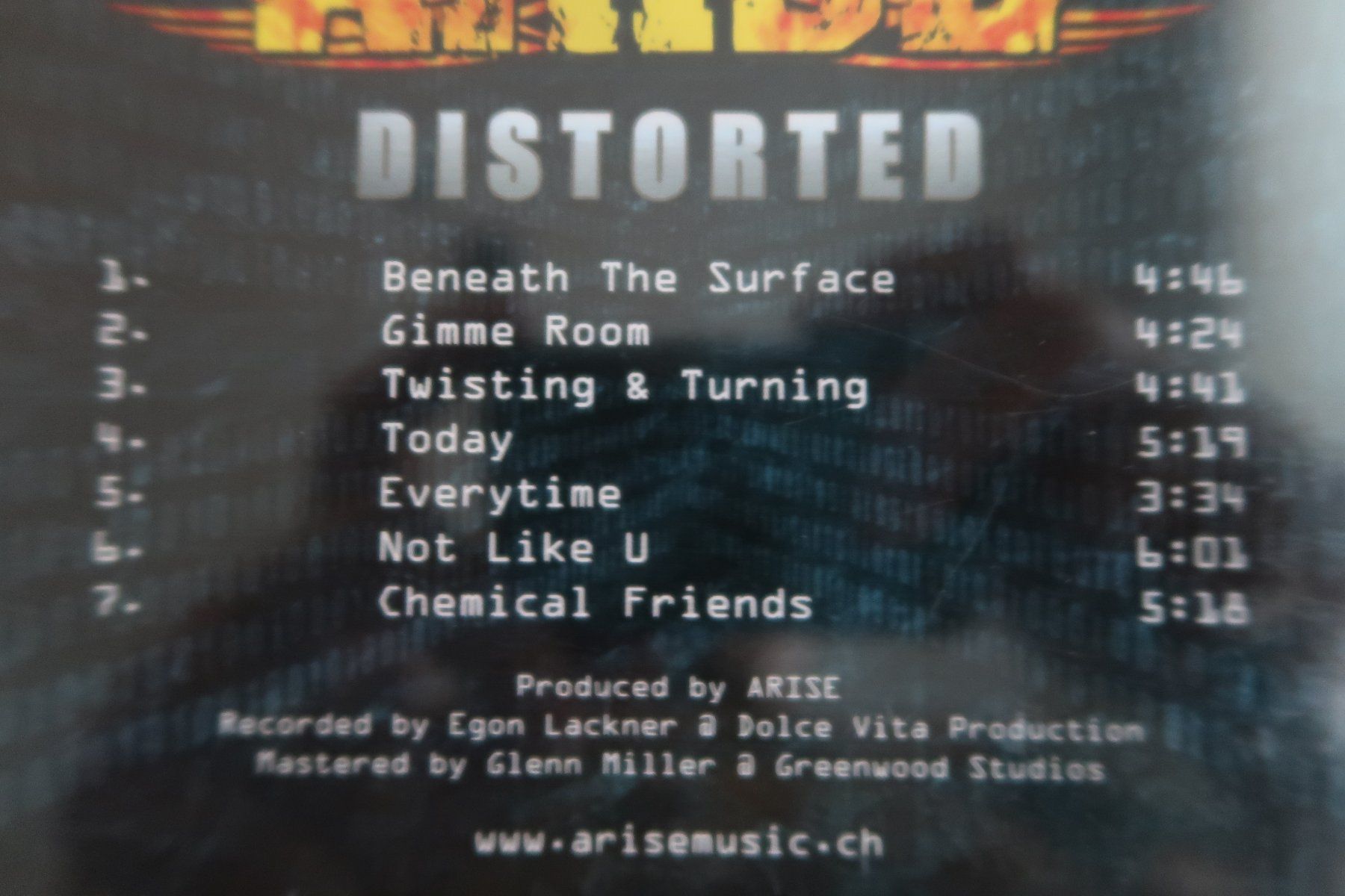 CD: ARISE - DISTORTED - SWISS METAL - CD – Usato da Basel venduto da Patiscat 2