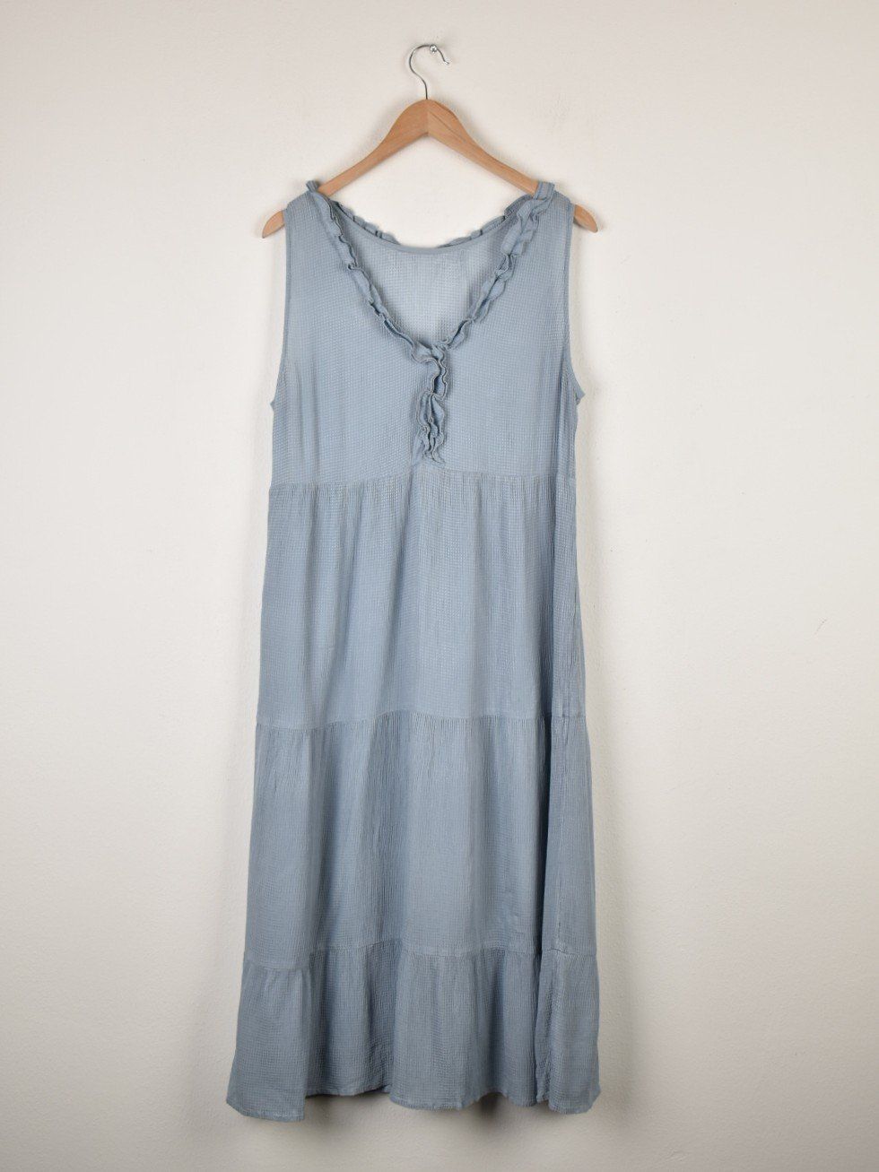 Sezane Vestiti: Sézane Kleid "Nala", Seide, Gr.44, hellblau – Nuovo (secondo la descrizione) da Nürensdorf venduto da 2ND_STORY 1