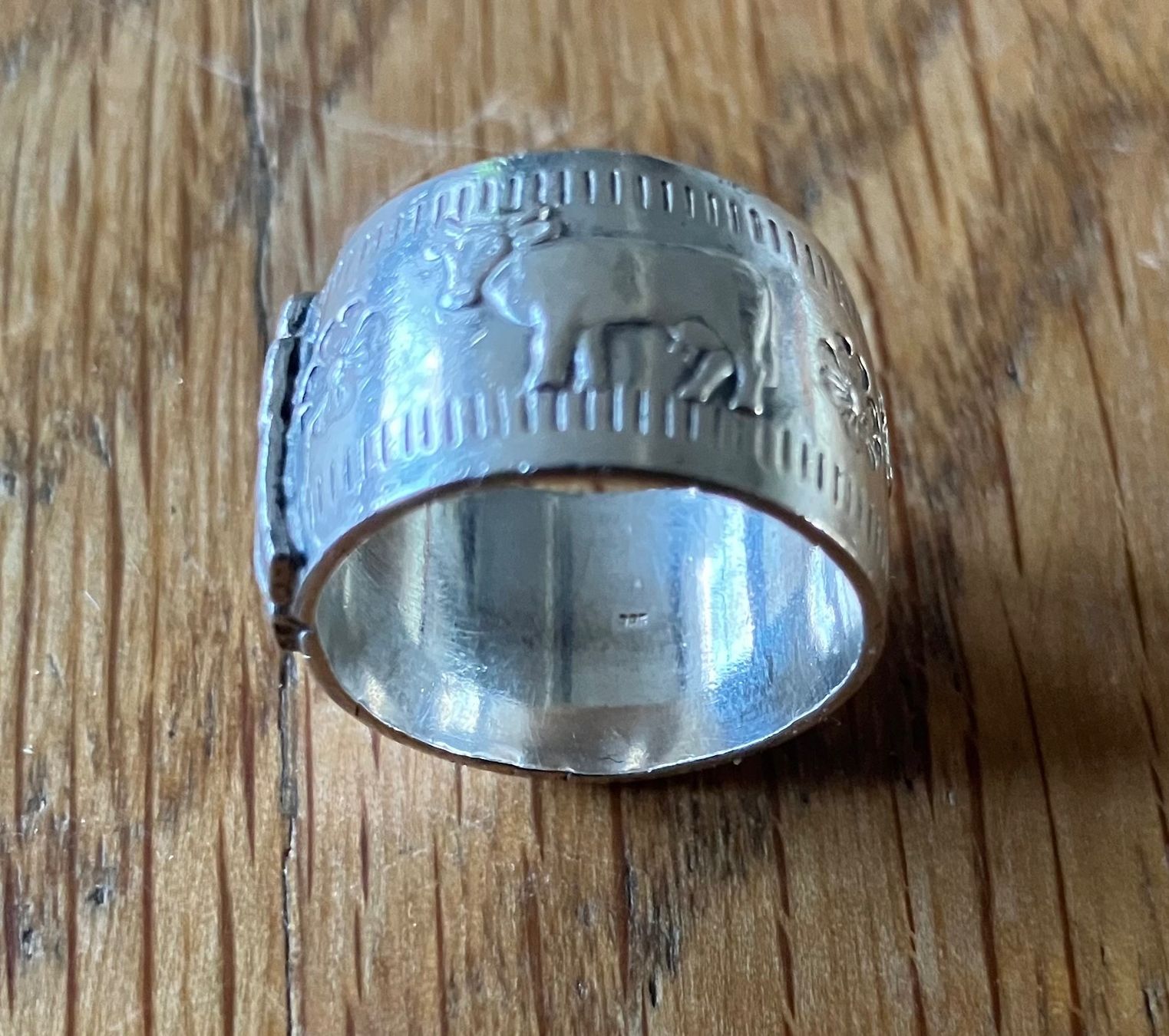 Ringe: Appenzeller Toggenburger Sennenring Silber – Gebraucht aus Waldstatt von breitaxt 3