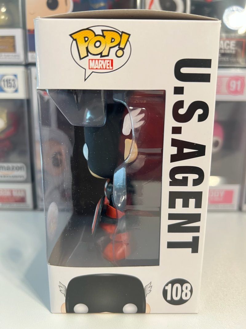 Funko Statuette: Funko POP! Marvel U.S. Agent Edition Limitée Comikaze 2015 – Nuovo e nell'imballaggio originale da Le Mouret venduto da perfectbijou 3