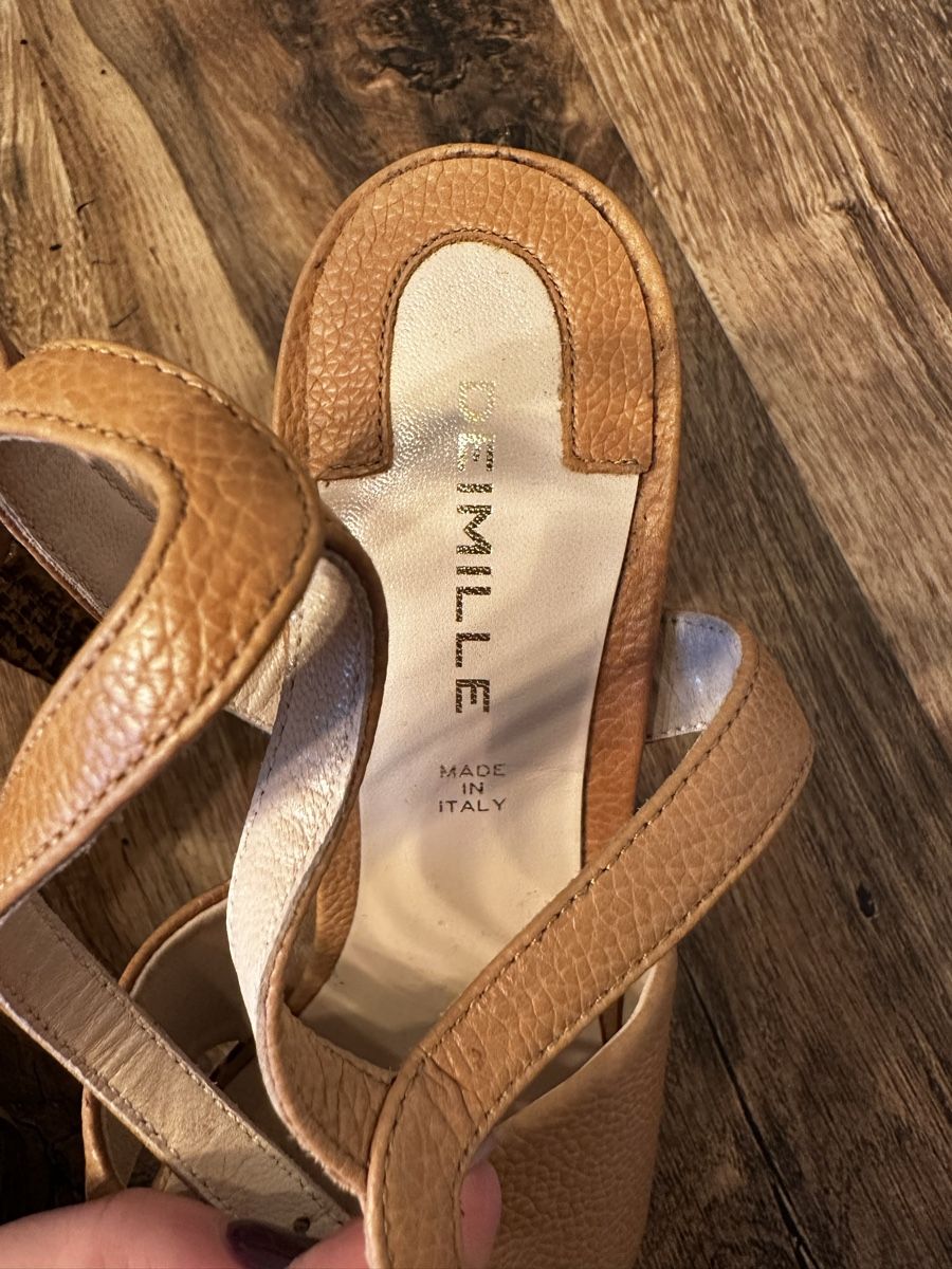 Damenschuhe: Absatz-Sandaletten mit Schlangenmuster Gr. 37 – Gebraucht aus Siebnen von luana_cataleya 2