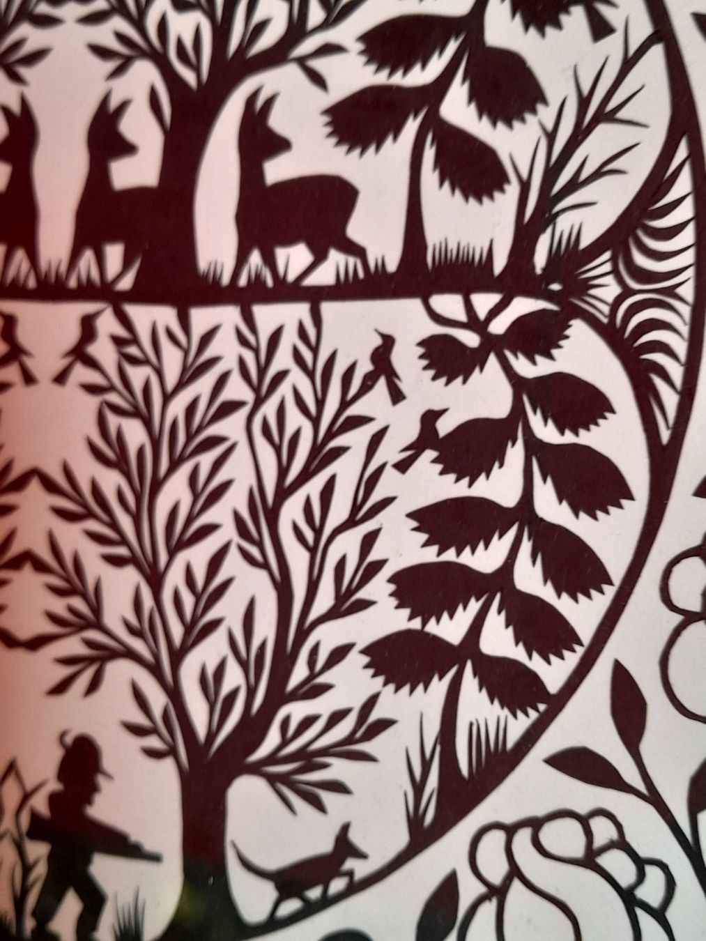 Grafiken & Lithographien: Scherenschnitt Rud. F......? – Gebraucht aus Thun von Treff.....e 5