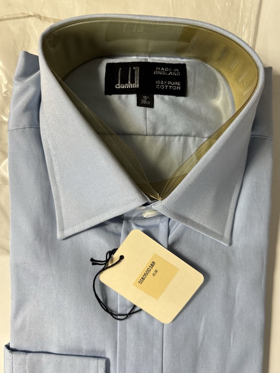 Camicie: Dunhill chemise 100% coton taille 38 neuve – Nuovo e nell'imballaggio originale da Neuchâtel venduto da Deivid2 3