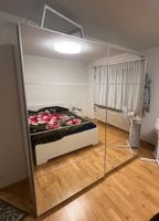 Kleiderschrank mit Spiegeltüren weiss guter Zustand