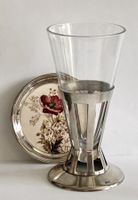 2 antike versilberte Eisbecher von STERNEGG Schaffhausen