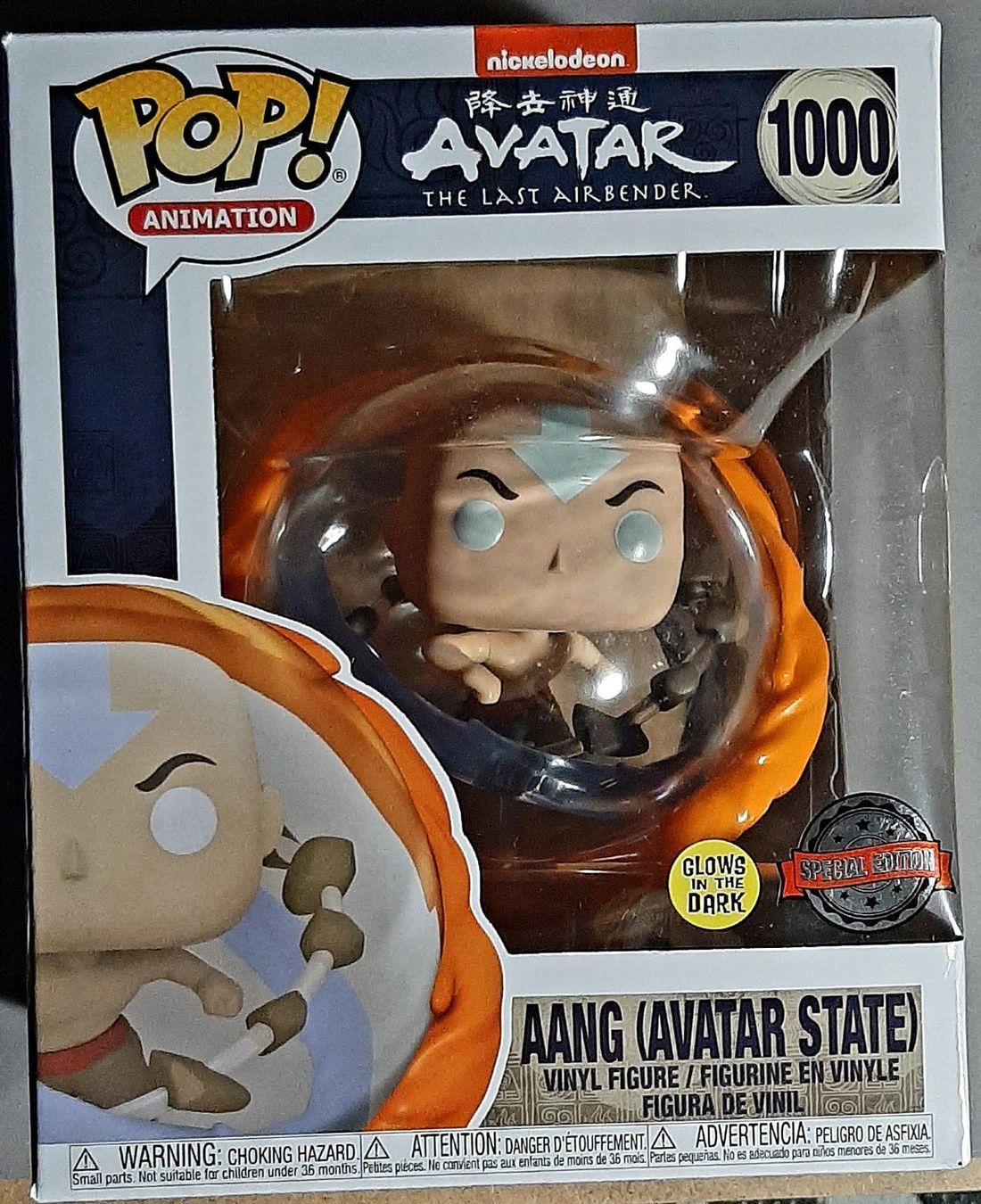 Funko Statuette: Funko Pop Avatar Aang Avatar State 6" – Nuovo e nell'imballaggio originale da Montet (Glâne) venduto da KOADA