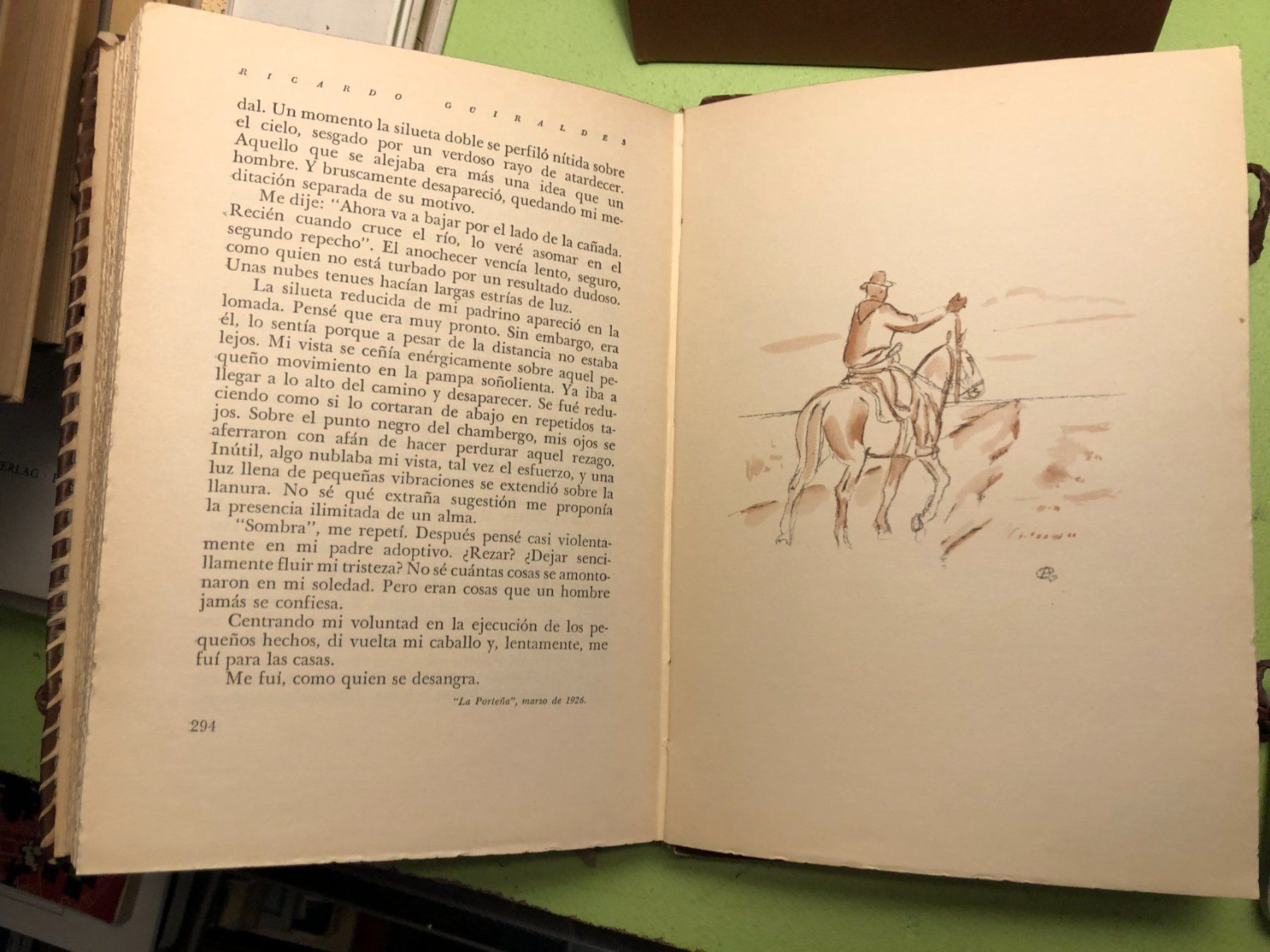 Bücher: Ricardo GÜIRALDES: DON SEGUNDO SOMBRA – Gebraucht aus Zürich von allp 8