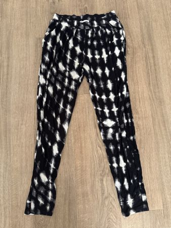 Promod Stoffhose Hose Sommer schwarz weiss Gr. S / 34 / 36
