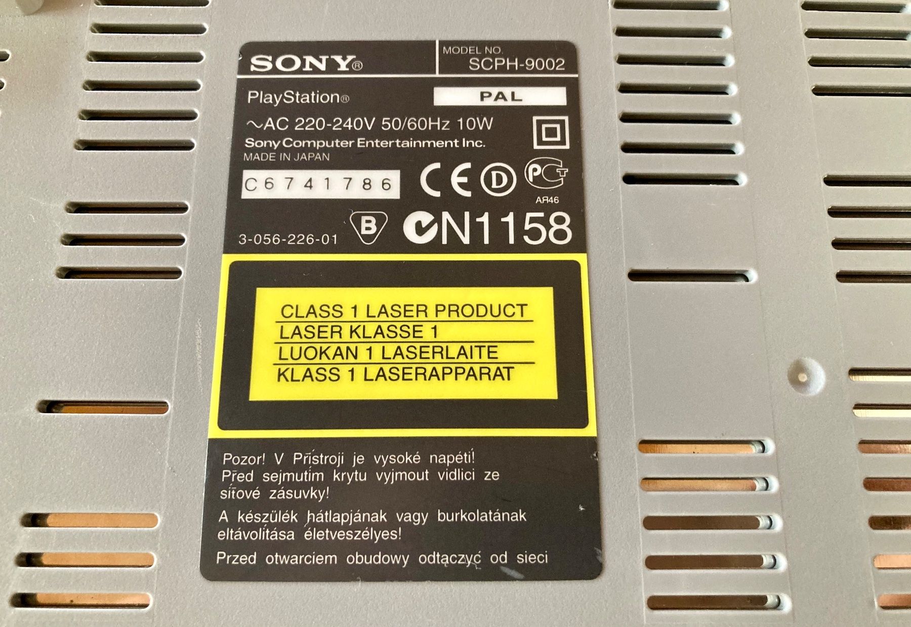 Sony Console: PS1 SCPH-9002 Konsole – Usato da Zürich venduto da Djmotionch 4