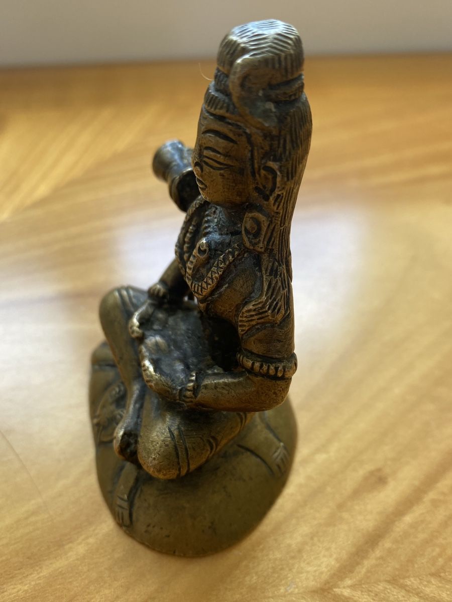 Sculture & Statue: Shiva-Statue aus Messing. – Usato da Birr venduto da Vintage-Liebhaber 4