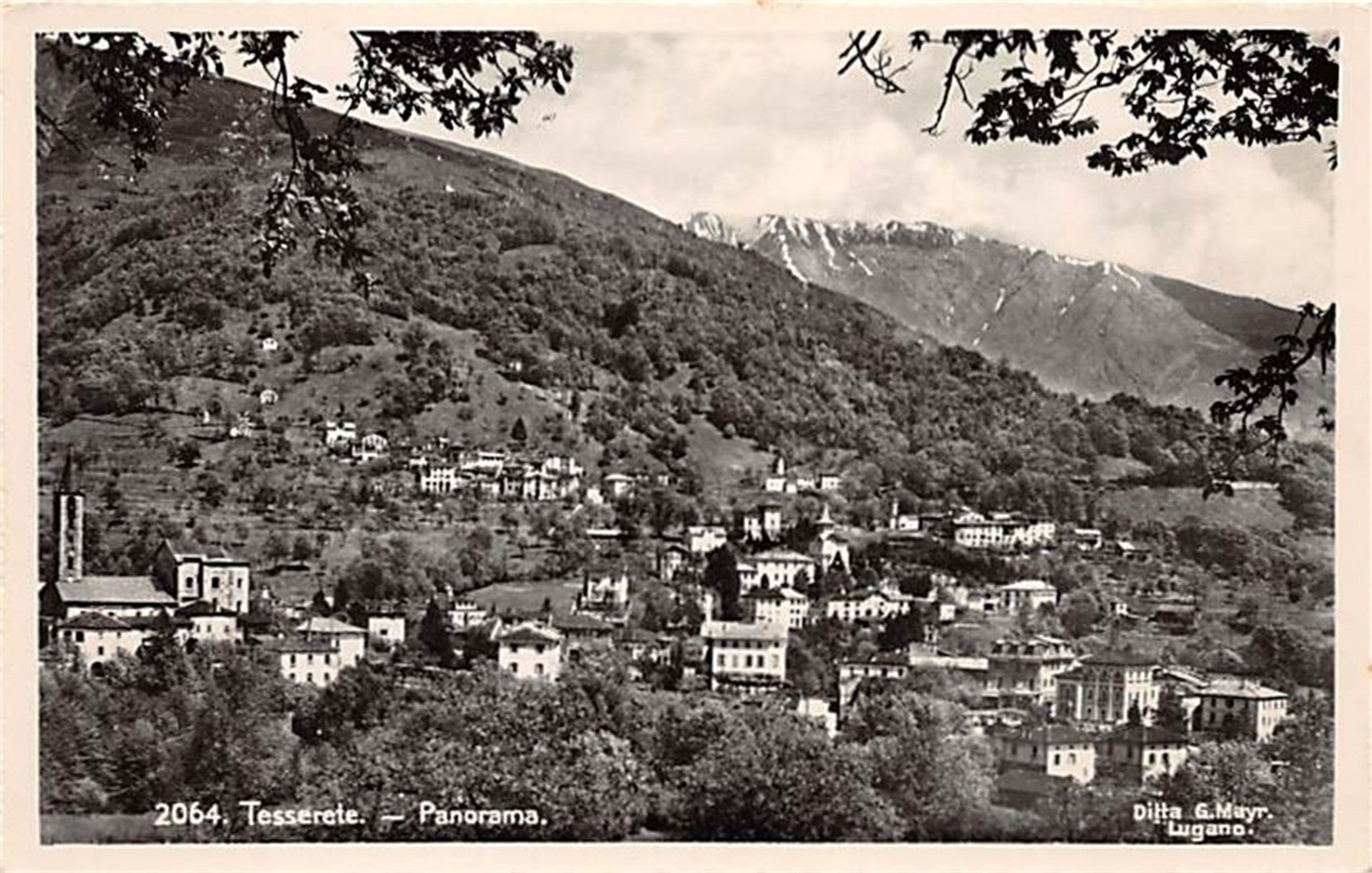 Cartoline postali: Tesserete, Panorama – Usato da Ottikon b.Kemptth. venduto da Neptun1974