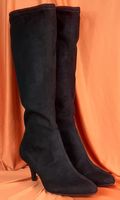 M&S Stretch Stiefel schwarz vegan Gr. 39.5