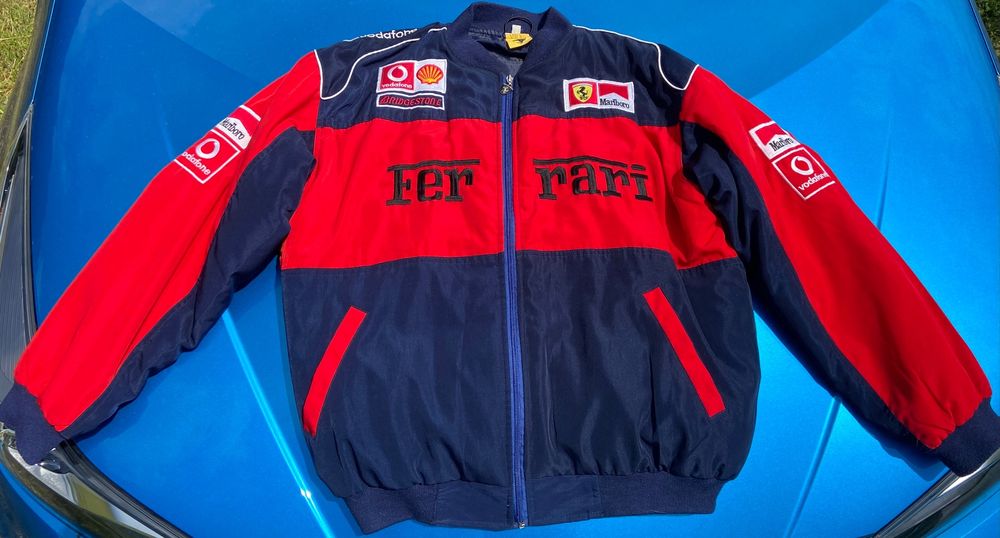 Veste Ferrari F1 Michael Schumacher Années 90 - Taille L - Polaire - Occasion Très Bon état