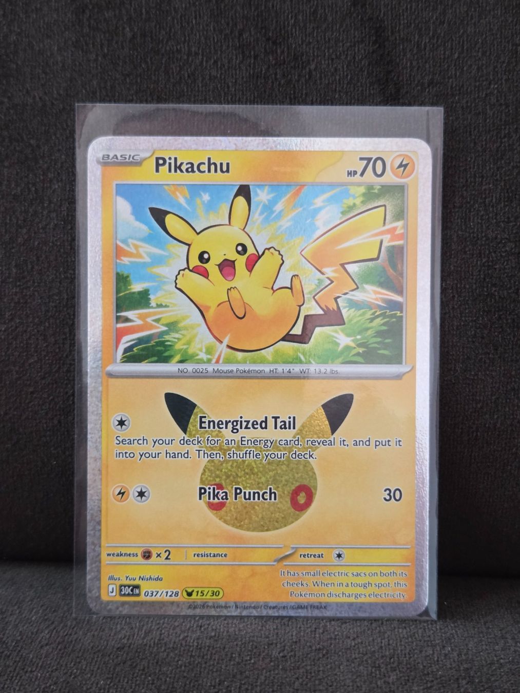 Pokémon Carte collezionabili: Pikachu 037/128 30th Celebration EN – Usato da Ballwil venduto da Saschaz18