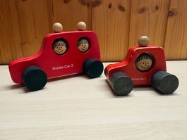 Naef Swiss-Car 1 + Swiss-Car 3 in rot 🚗🚗