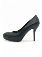 Gucci Round-Toe Plateau Pump EU 36.5 Schwarz