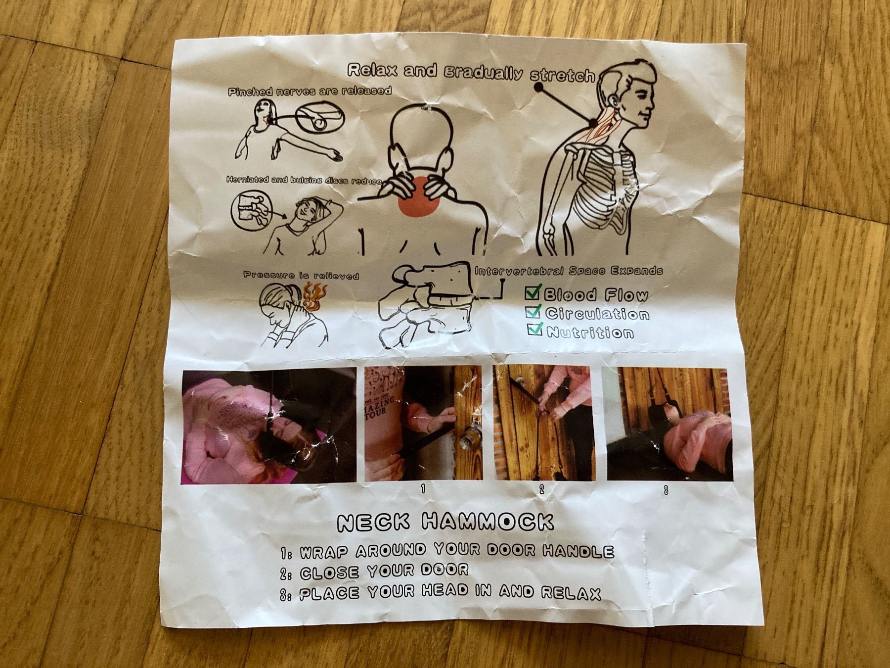 Dispositivi per massaggi: Neck Hammock (Nacken-Hängematte) – Nuovo (secondo la descrizione) da Winterthur venduto da Quilterin 1