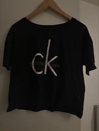 Schwarzes Calvin Klein Jeans T-Shirt, Grösse S