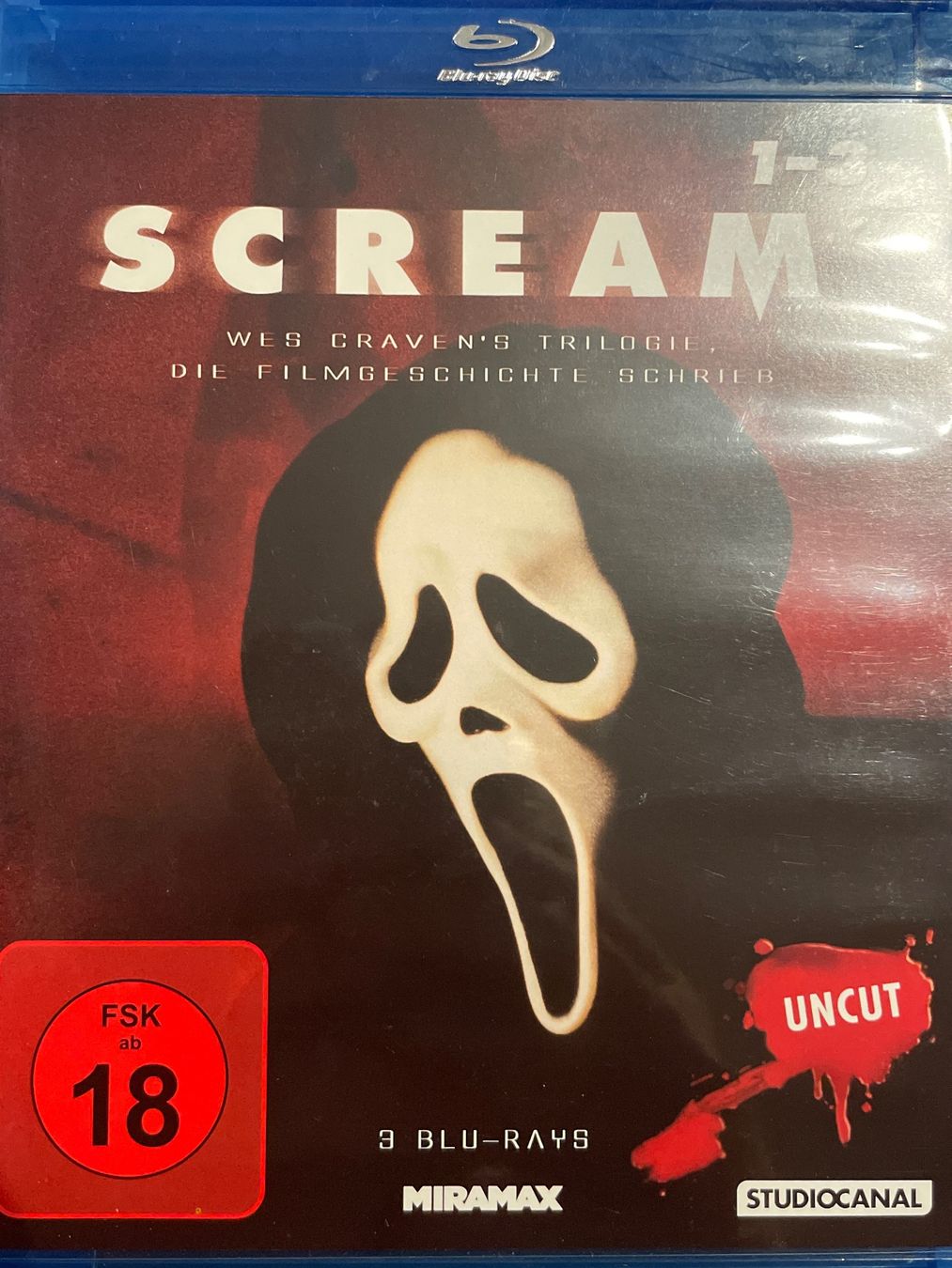Tutti i DVDs: Scream 1-3 - Trilogie – Nuovo (secondo la descrizione) da Waldenburg venduto da Gonzo8