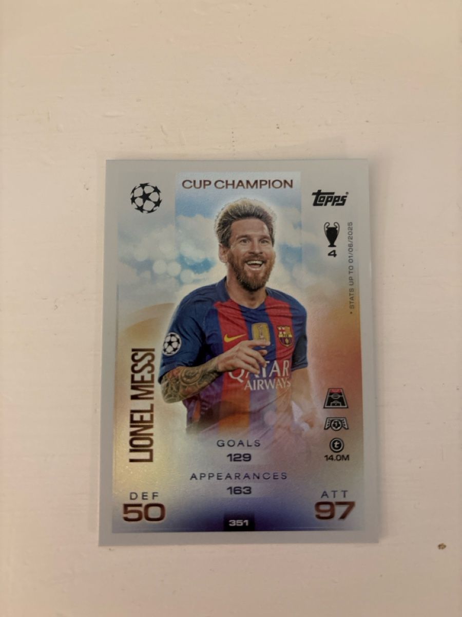 Cartoline: Fussballkarten Sammlersätli, Lionel Messi  – Nuovo (secondo la descrizione) da Bern venduto da Finn_Zuercher69336 1