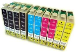+10x Patronen Epson T1811