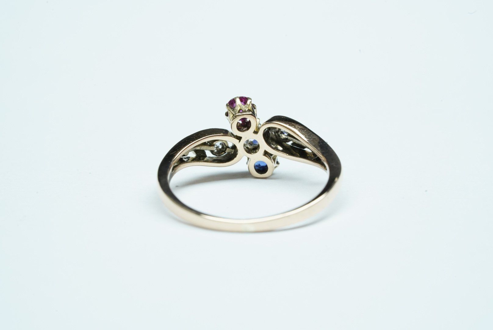 Anelli: Jugendstil Fingerring Toi & Moi um 1910 – Usato da Bülach venduto da Re-Jewelled 3