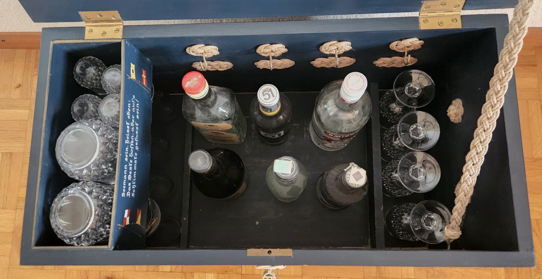 Cassapanche: Coffre-bar "Gorch Fock" / Militaria Armée Suisse (Ex-Command – Usato da Lausanne venduto da gmax8995 3