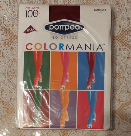 Pompea Colormania 100DEN Bordeaux Gr. 4-L Strumpfhose