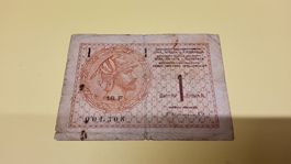 Seltene 1 Dinar Banknote aus 1919 - Ein Muss für Sammler!