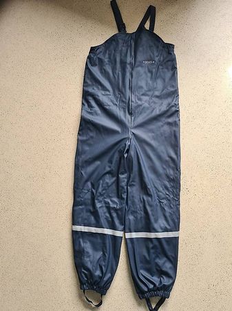 BMS Regenhose Matschhose gefüttert Gr. 152 , wie neu