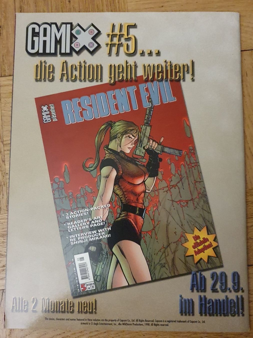 Comics: Resident Evil Comic - Die offizielle Adaption Nr. 4 – Gebraucht aus Zürich von  3