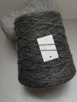 Kaschmir Garn 100% Loro Piana Coarsehair 430g dunkelgrau