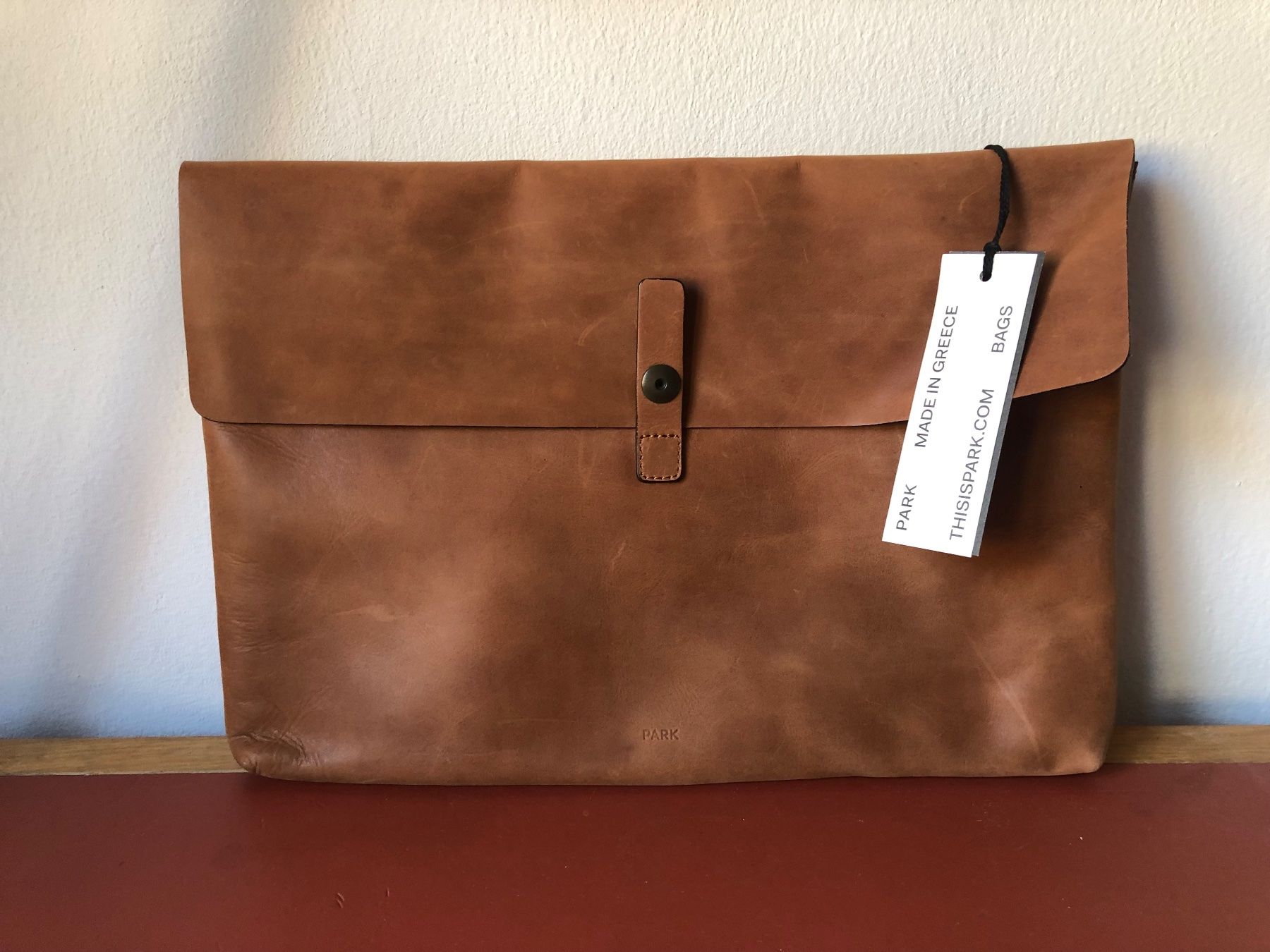 Borse: PARK Laptophülle Leder, Laptoptasche – Nuovo (secondo la descrizione) da Zürich venduto da Kellele