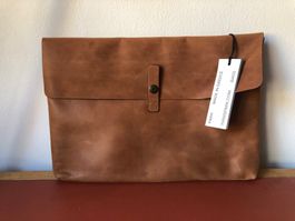 PARK Laptophülle Leder, Laptoptasche
