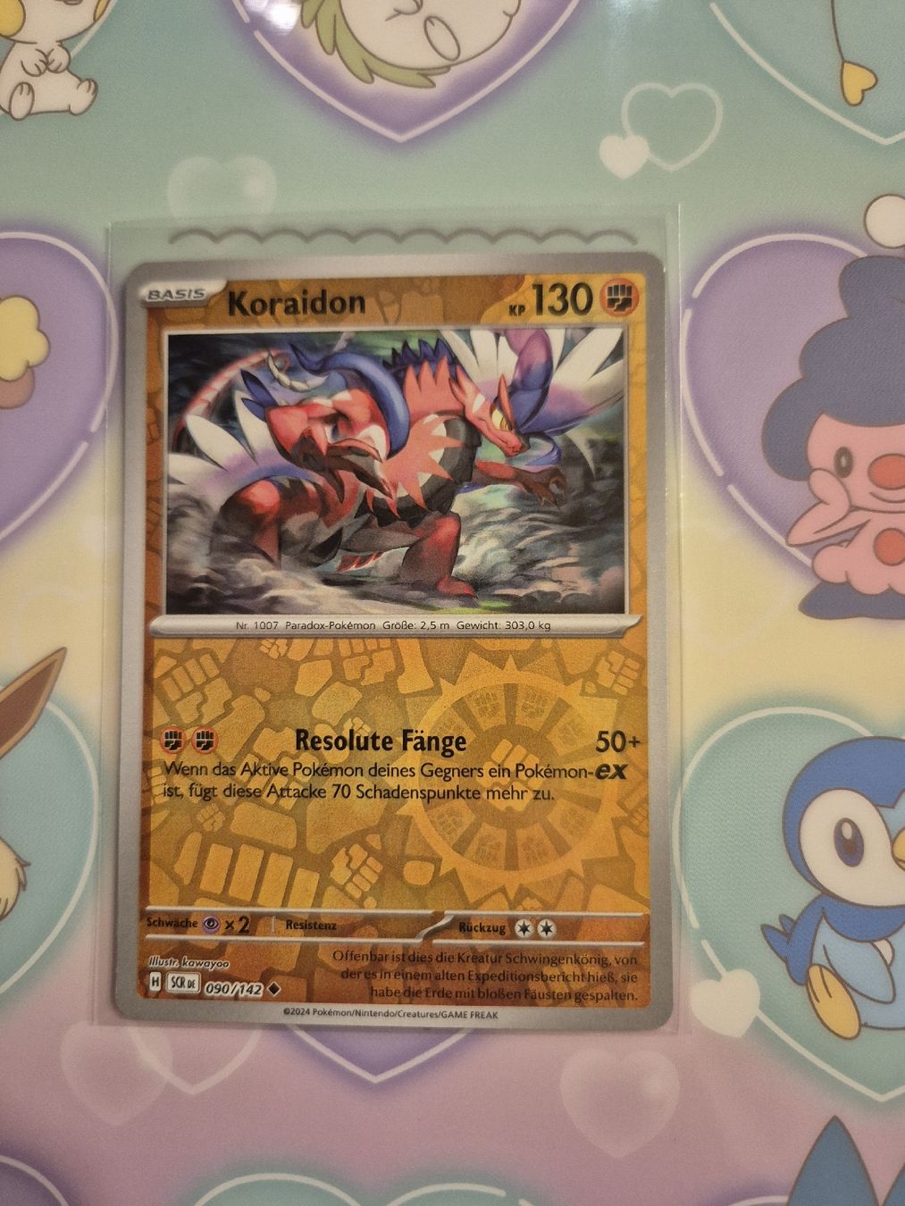 Pokémon Carte collezionabili: Koraidon Reverse Holo Pokemon SCR 090/142 DE – Nuovo (secondo la descrizione) da Altdorf UR venduto da Josi5588 2