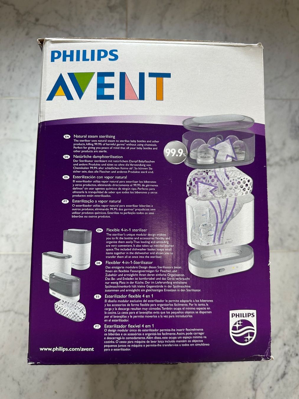 Avent Pasti del neonato: Philips Avent Sterilisator 3-in-1 – Usato da Winterthur venduto da Hubi818 1