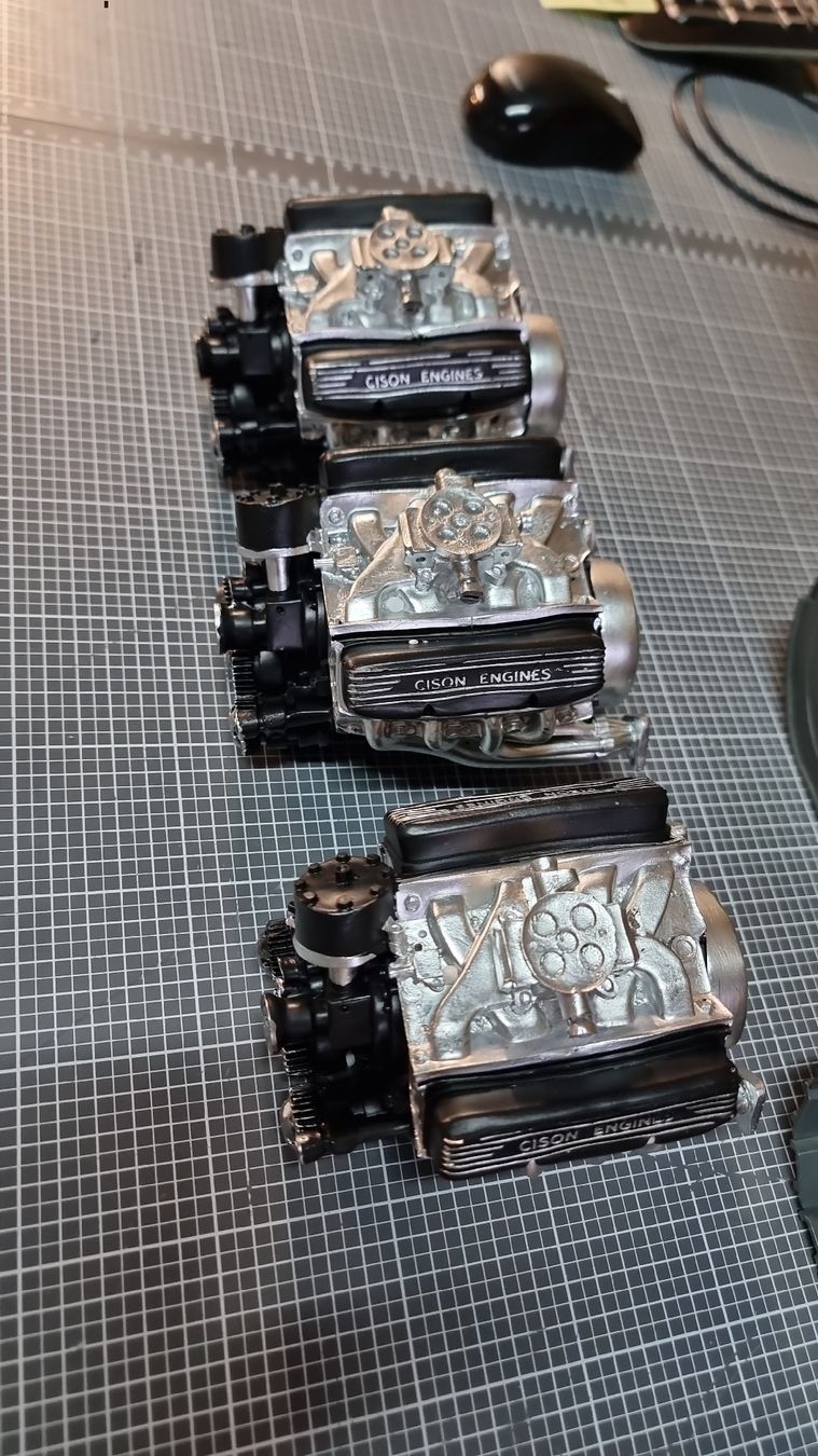 Modellismo RC: V8 Motoren 3D Druck – Nuovo (secondo la descrizione) da Bellach venduto da Super15