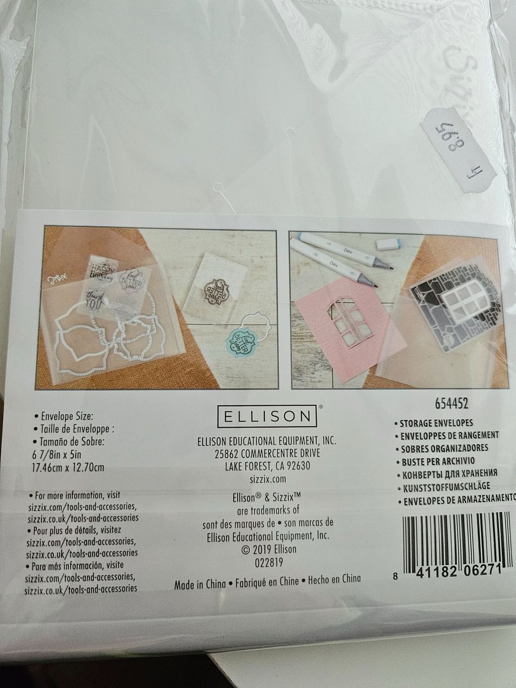 Sizzix Kit bricolage: Sizzix Kunststoffumschläge – Nuovo e nell'imballaggio originale da Dierikon venduto da pizziletta 1