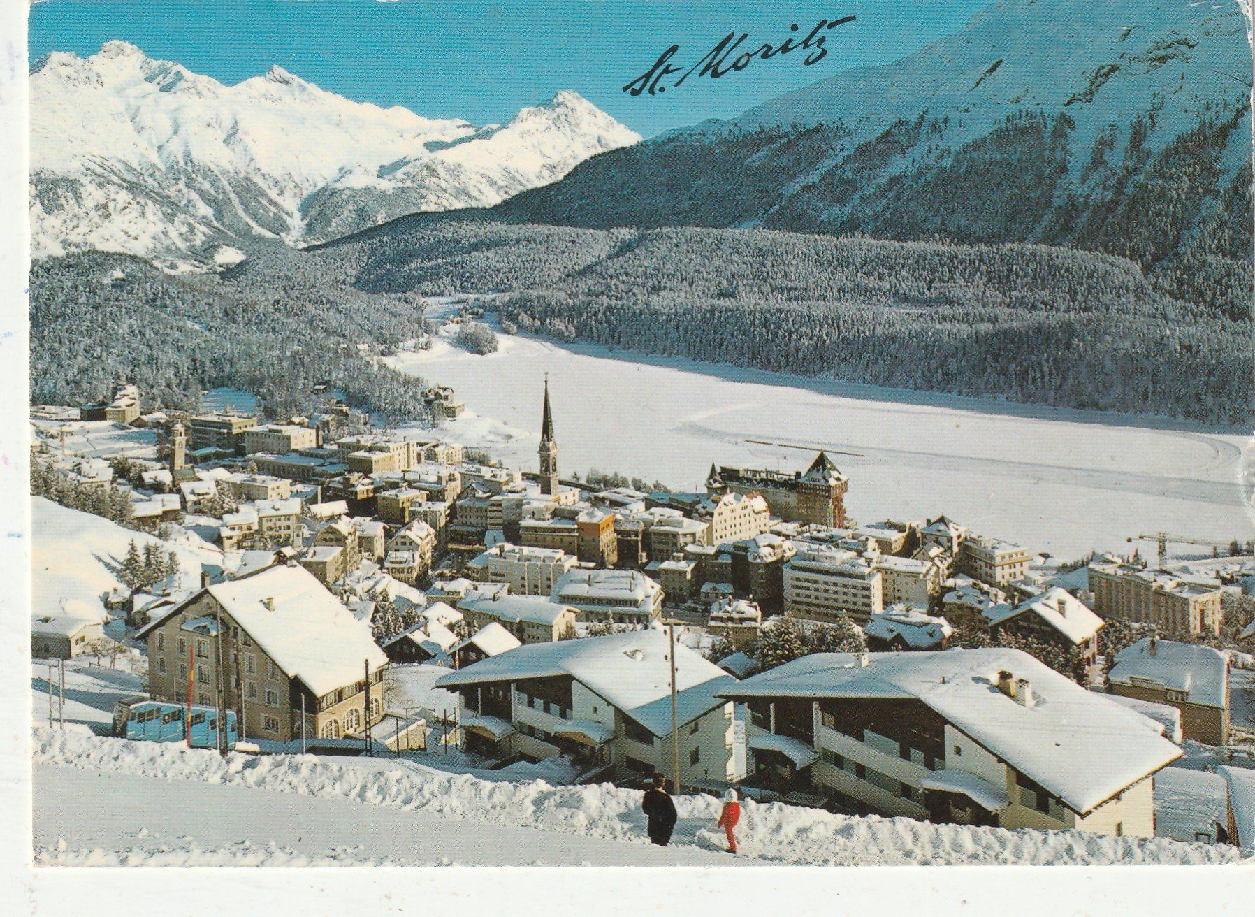 Cartoline postali: 10 Diverse Karten St. Moritz – Usato da Lumbrein venduto da made02 2
