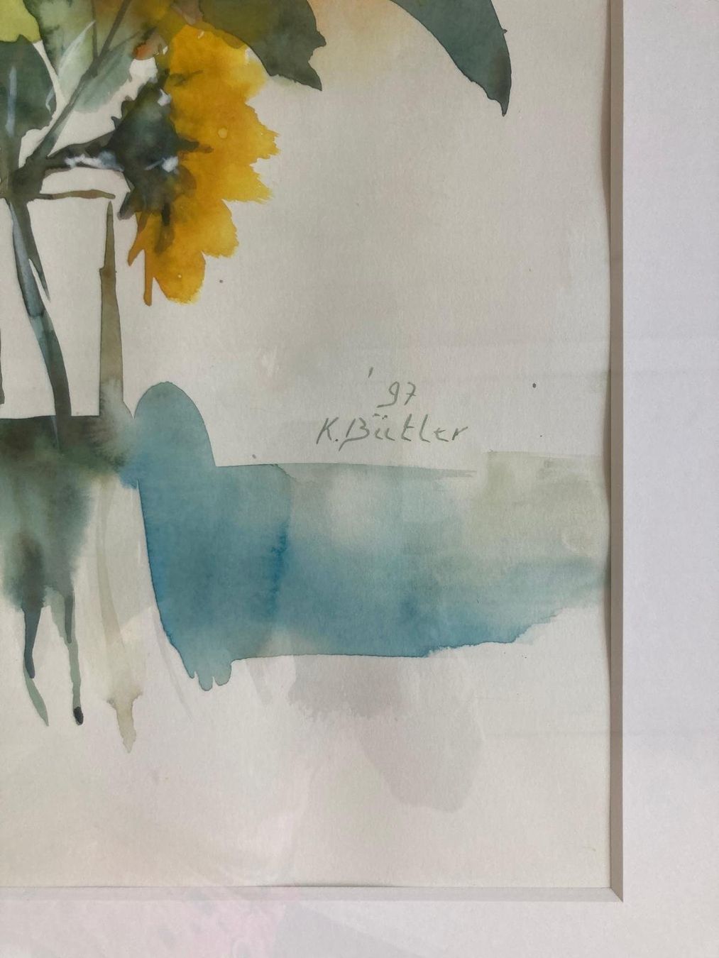 Dipinti: Aquarell Sonnenblumen – Usato da Schwarzenbach SG venduto da ernesto3.6 2