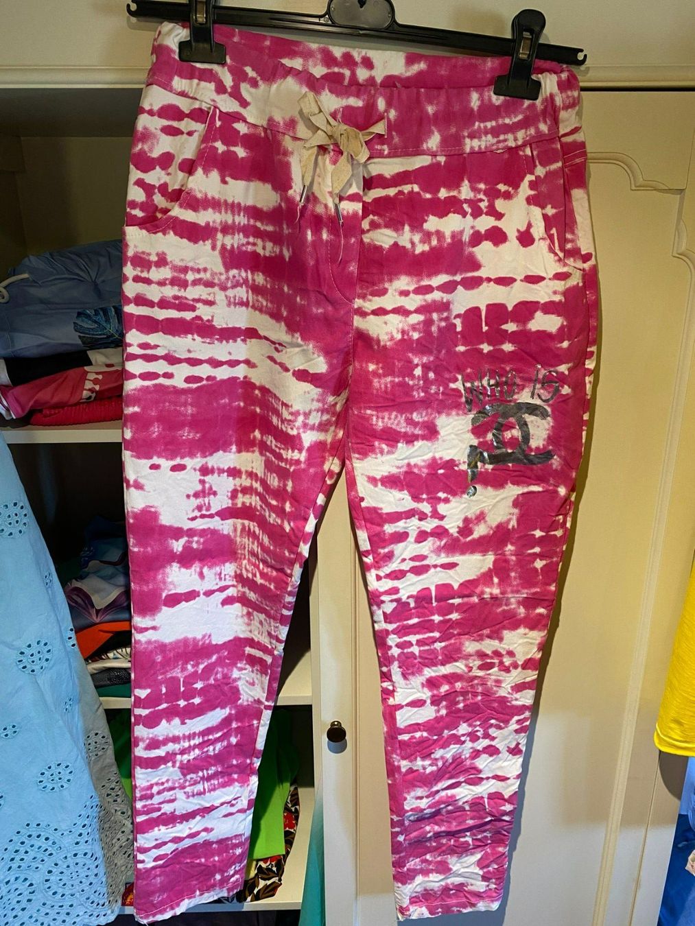Hosen: LEICHTE HOSE- PINK - WEISS – Neu und originalverpackt aus Meienried von ManuelaBoutique 2