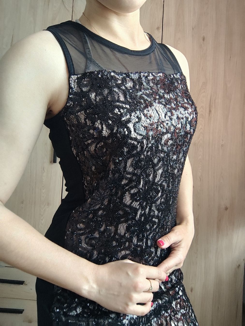 Vestiti: Sparkly Sequin Mini Dress for Summer Parties S – Usato da Mägenwil venduto da VintageGirly 5