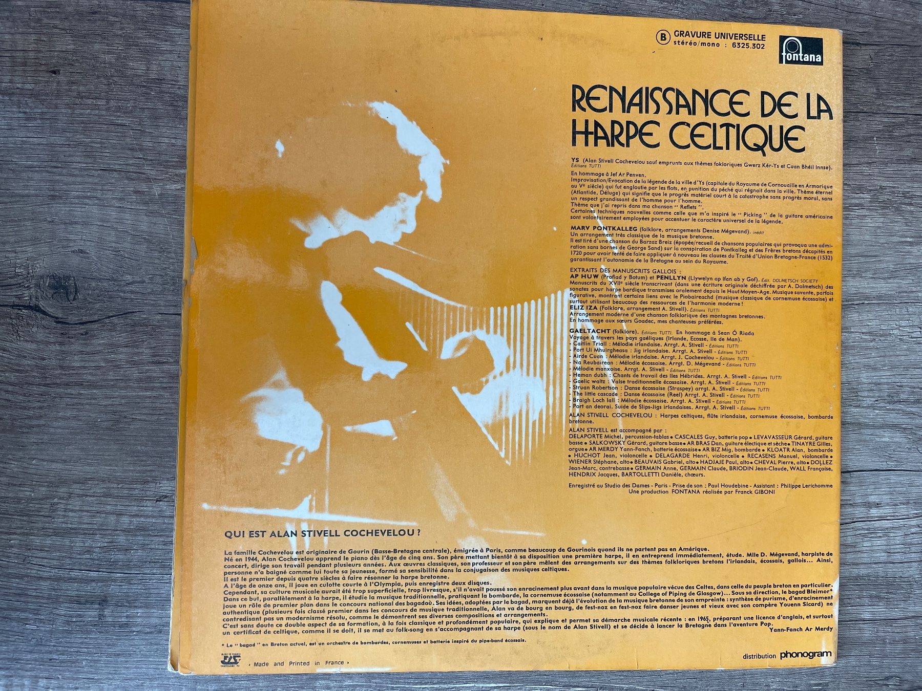 Dischi in vinile: A286/Alan Stivell Renaissance de la Harpe Celtique – Usato da Frutigen venduto da Philippe_jsp 1