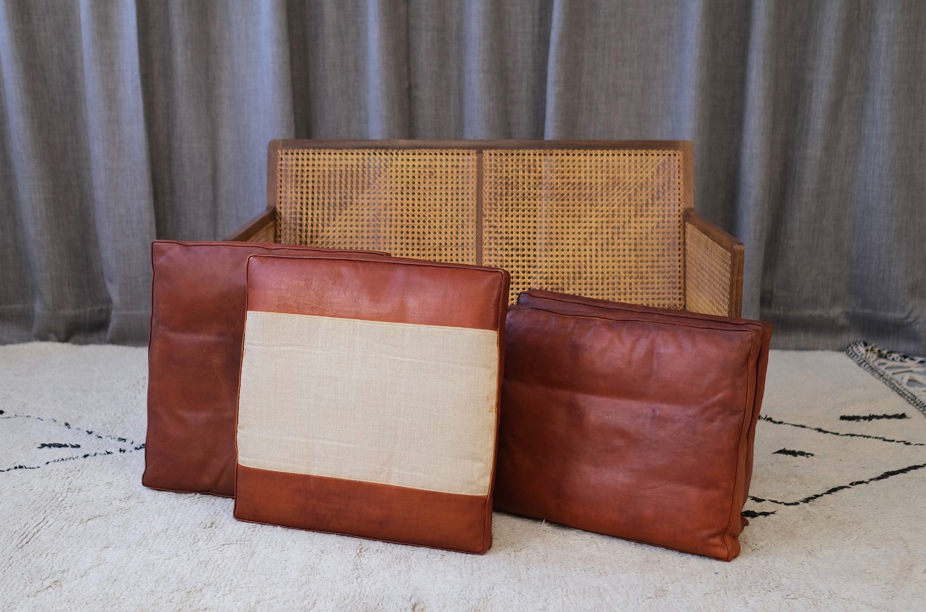 Sofas: Original Sofa by Bernt Petersen, Palisander & Cane 1964 – Gebraucht aus Bern von Zmodern_VIN 8